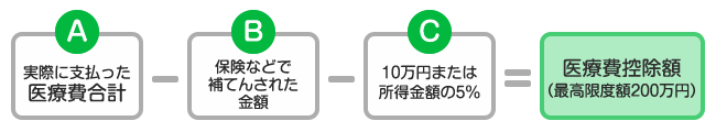 医療費控除額の算出