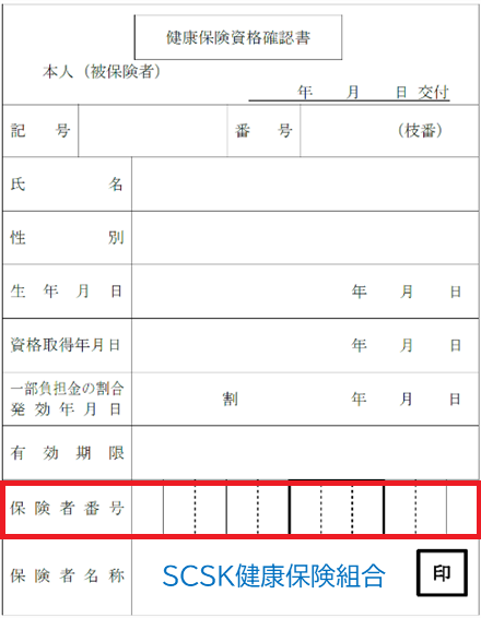 資格確認書
