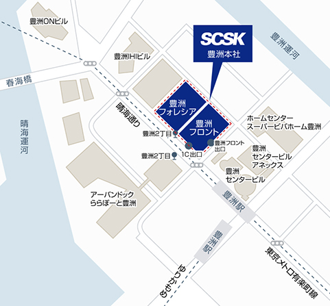 SCSK健康保険組合 所在地