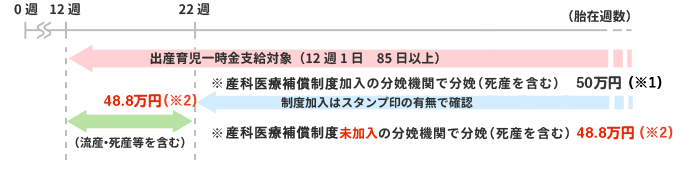 出産時一時金の支給額