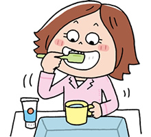 歯みがきは「毎食後」と「寝る前」に
