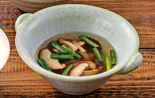 「きのこの中華風スープ」