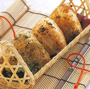 3種の焼きおにぎり