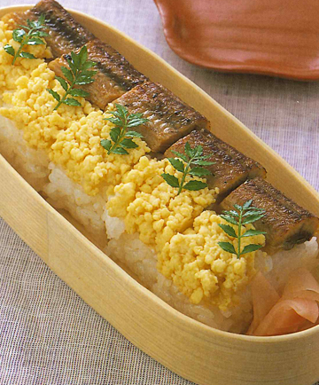 ウナギの簡単押しずし