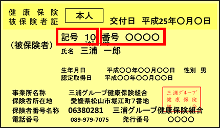 従来の健康保険証